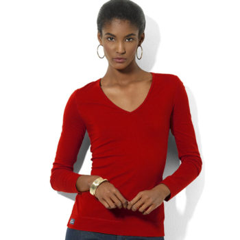 Bluza cu anchior si maneca lunga Ralph Lauren - Heritage Red
