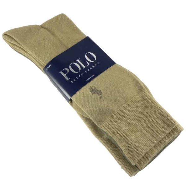 Set 3 perechi ciorapi barbatesti Polo Ralph Lauren culori deschise
