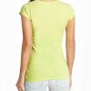 Tricou dama Guess Melody Tee verde neon