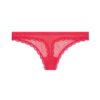 Chiloti dantela Victoria's Secret Lace Thong Panty bright cherry